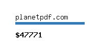 planetpdf.com Website value calculator
