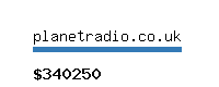 planetradio.co.uk Website value calculator