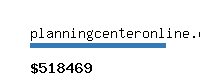 planningcenteronline.com Website value calculator