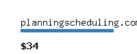 planningscheduling.com Website value calculator