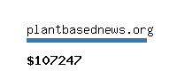 plantbasednews.org Website value calculator