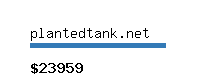 plantedtank.net Website value calculator