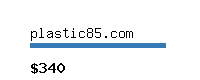 plastic85.com Website value calculator