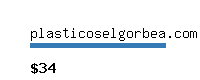 plasticoselgorbea.com Website value calculator