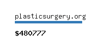plasticsurgery.org Website value calculator