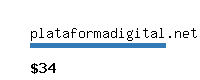 plataformadigital.net Website value calculator