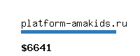 platform-amakids.ru Website value calculator
