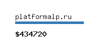 platformalp.ru Website value calculator