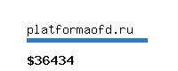 platformaofd.ru Website value calculator