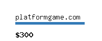 platformgame.com Website value calculator