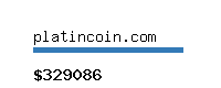 platincoin.com Website value calculator