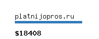 platnijopros.ru Website value calculator
