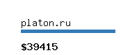 platon.ru Website value calculator