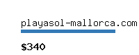 playasol-mallorca.com Website value calculator
