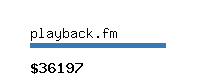 playback.fm Website value calculator