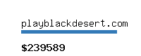 playblackdesert.com Website value calculator