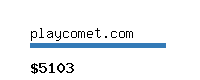 playcomet.com Website value calculator