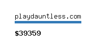 playdauntless.com Website value calculator