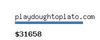 playdoughtoplato.com Website value calculator