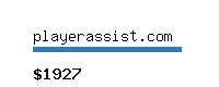 playerassist.com Website value calculator