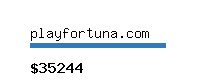 playfortuna.com Website value calculator