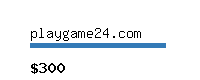 playgame24.com Website value calculator