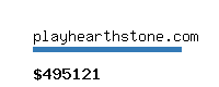 playhearthstone.com Website value calculator
