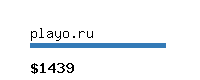 playo.ru Website value calculator