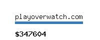 playoverwatch.com Website value calculator
