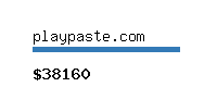 playpaste.com Website value calculator