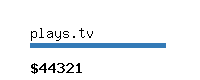 plays.tv Website value calculator