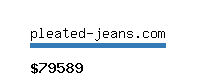 pleated-jeans.com Website value calculator