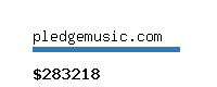 pledgemusic.com Website value calculator