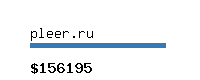 pleer.ru Website value calculator