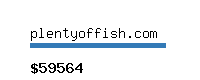 plentyoffish.com Website value calculator