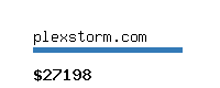 plexstorm.com Website value calculator