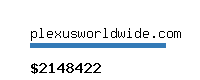 plexusworldwide.com Website value calculator