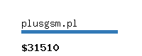 plusgsm.pl Website value calculator