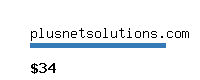 plusnetsolutions.com Website value calculator