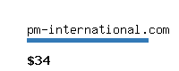 pm-international.com Website value calculator