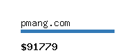 pmang.com Website value calculator