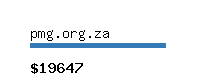 pmg.org.za Website value calculator