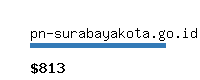 pn-surabayakota.go.id Website value calculator