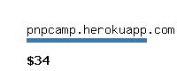 pnpcamp.herokuapp.com Website value calculator