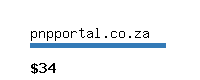 pnpportal.co.za Website value calculator