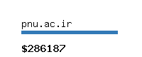 pnu.ac.ir Website value calculator