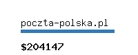 poczta-polska.pl Website value calculator