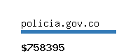 policia.gov.co Website value calculator