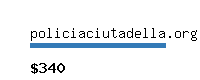 policiaciutadella.org Website value calculator