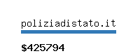 poliziadistato.it Website value calculator